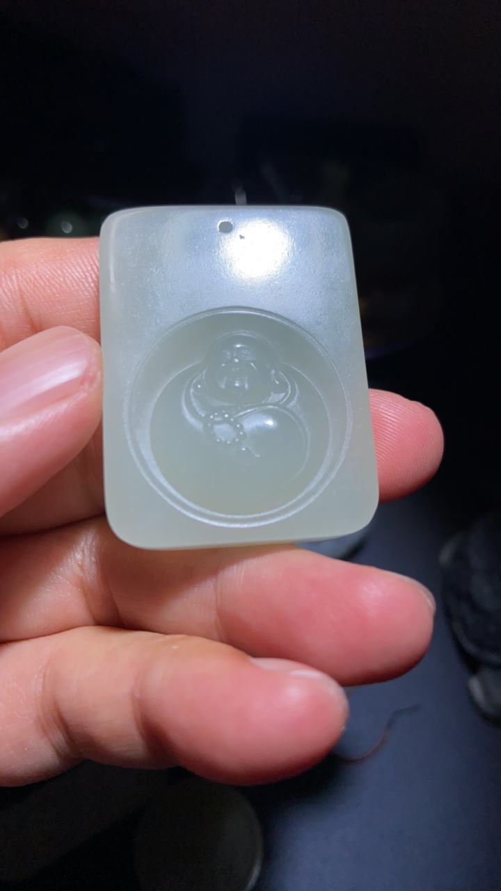 合金石英石吊坠 精工雕刻挂件佛公