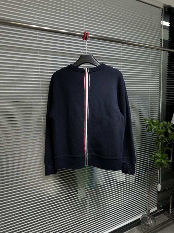 99新 THOMBROWNE 长袖 卫衣 背后彩条 4码 ko1325
