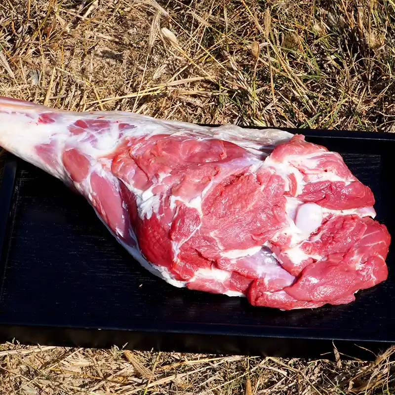（后腿）农户散养无水干山羊肉《直播间现场称重，理性消费，分割不退》