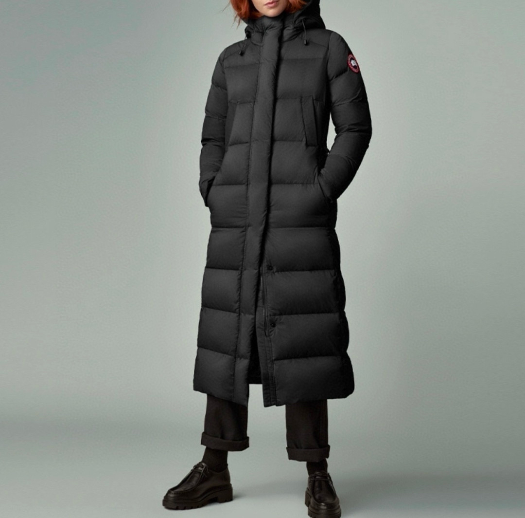 全新未使用 CANADA GOOSE 加拿大鹅 Alliston女士长款羽绒服5088L