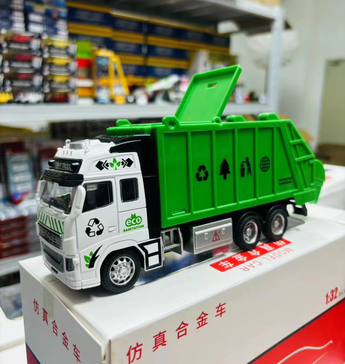 大号合金声光工程车环卫车