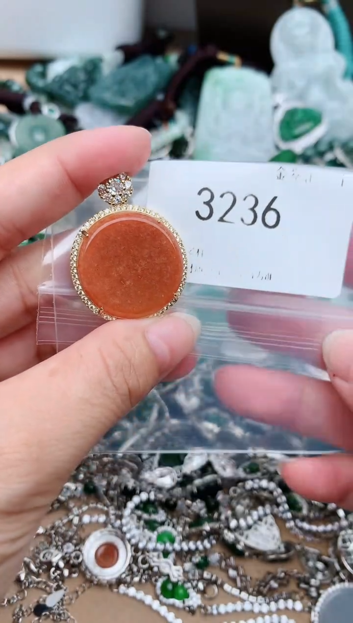 【闪购商品】翡翠颈饰未镶嵌3236
