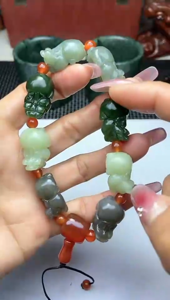 【闪购商品】和田玉挂件未镶嵌手串