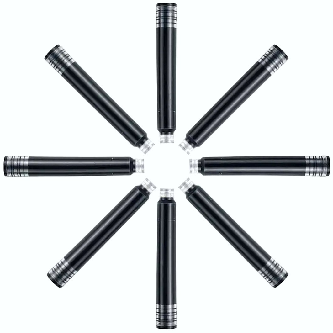 钢笔通用墨囊 黑色墨囊 通用2.6口径 通用3.4口径非碳素黑色墨囊
