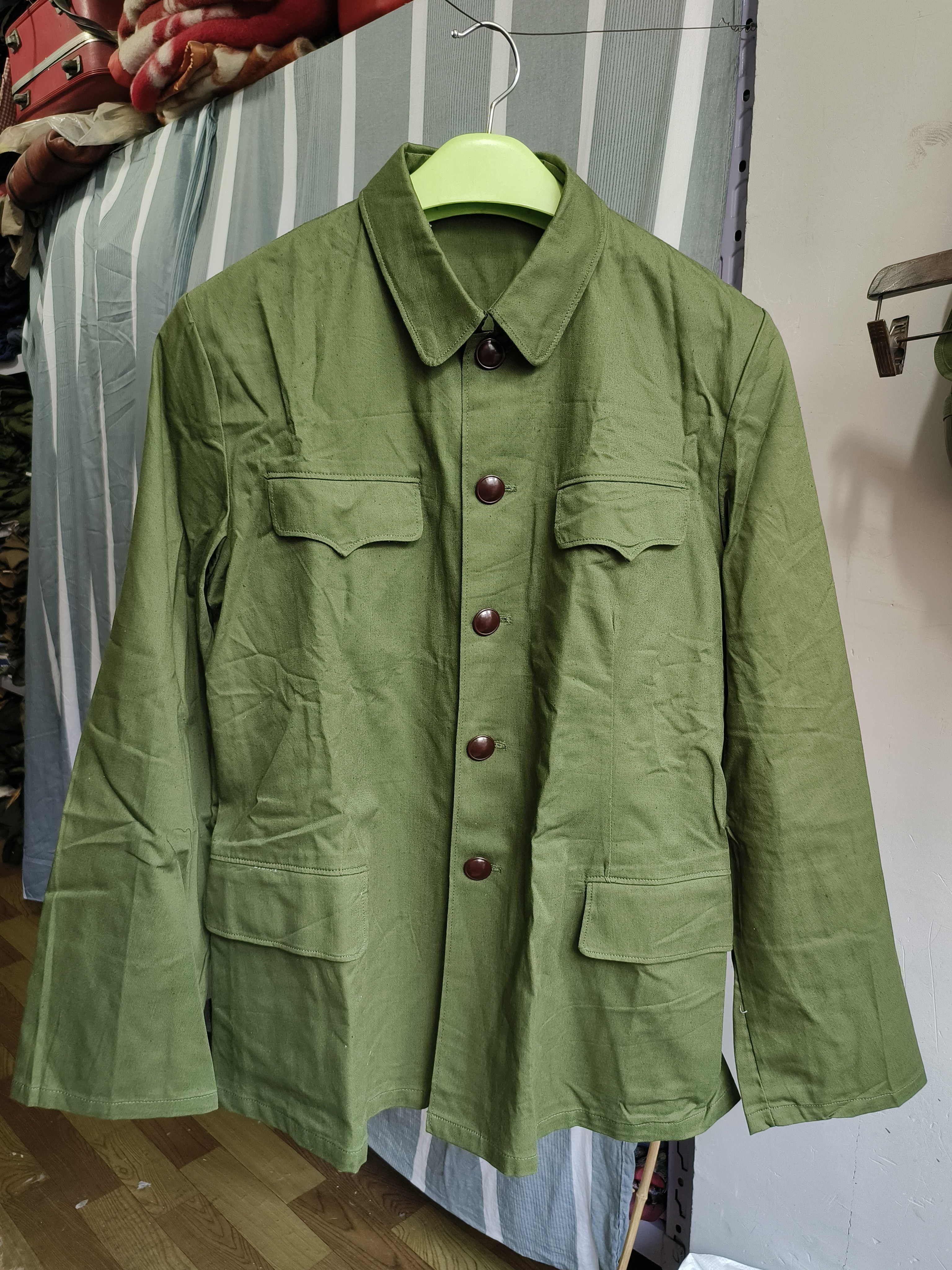 库存六五式夏季棉布干部上衣