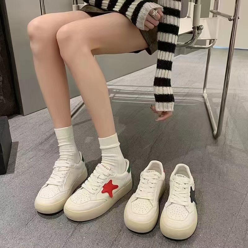 988-8新款星星系带软底舒适休闲小白鞋仓