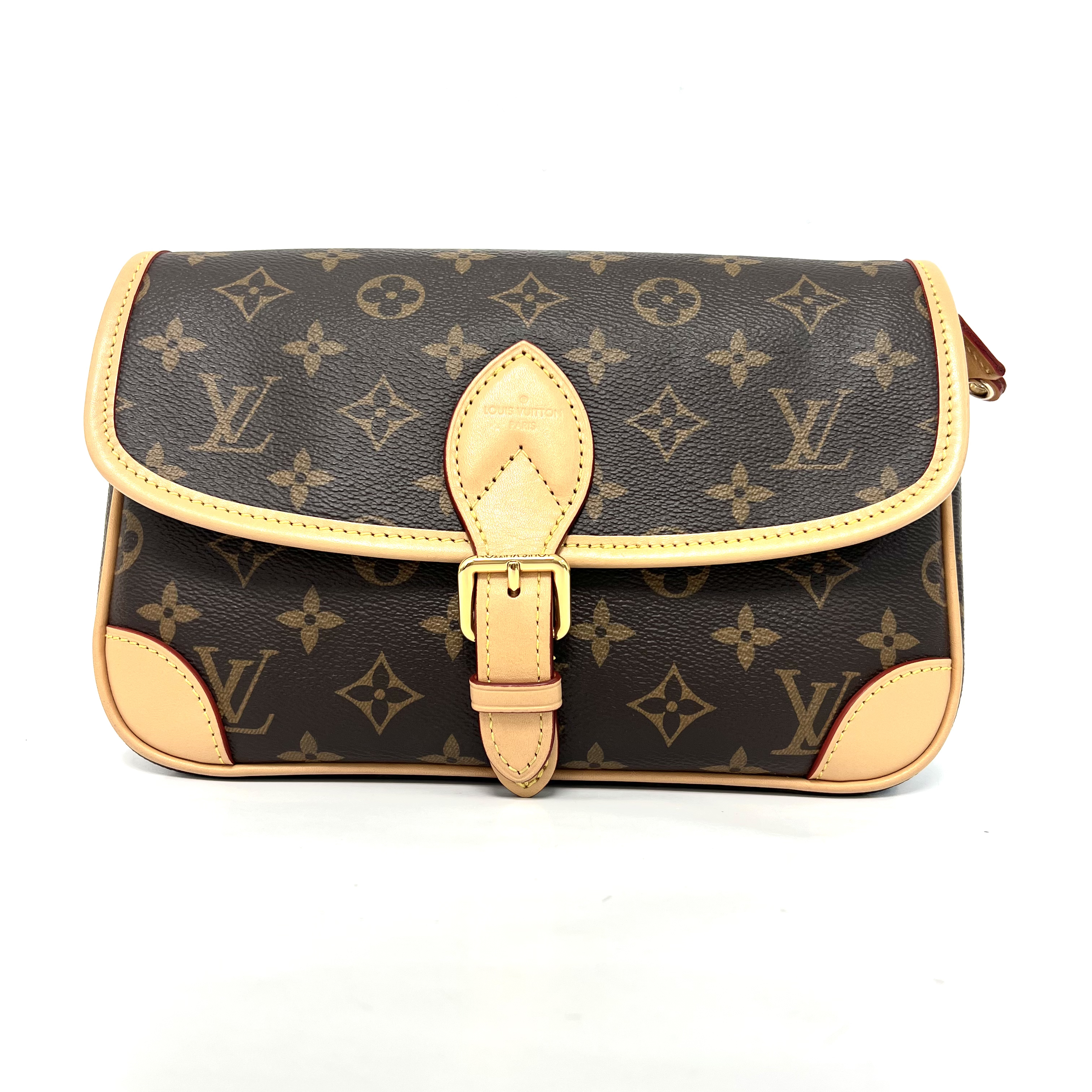 99新 LouisVuitton/路易威登 友福/lv法棍米黑肩带/98新/68624487