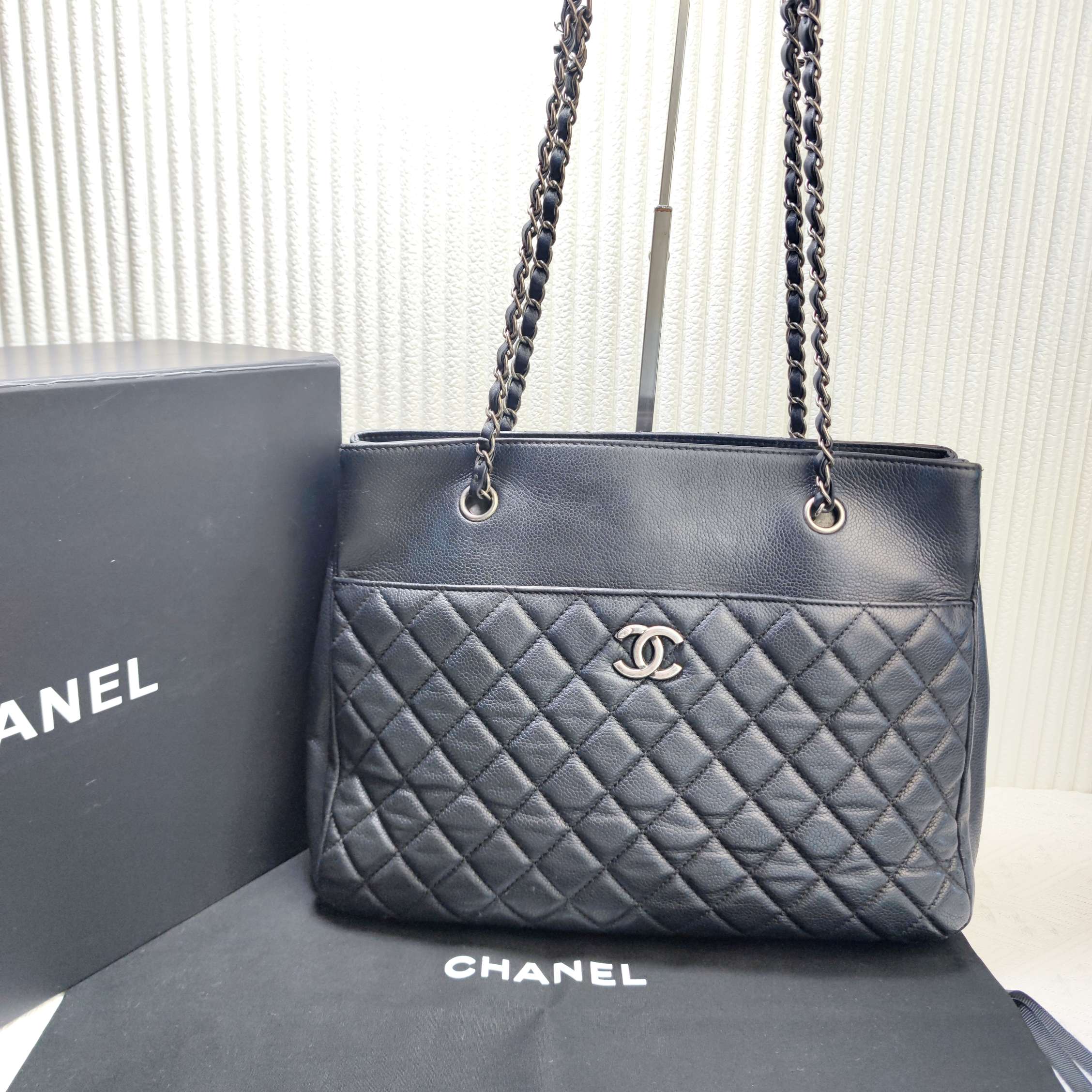 95新 Chanel/香奈儿 女士经典时尚百搭单肩包托特通勤二奢包包