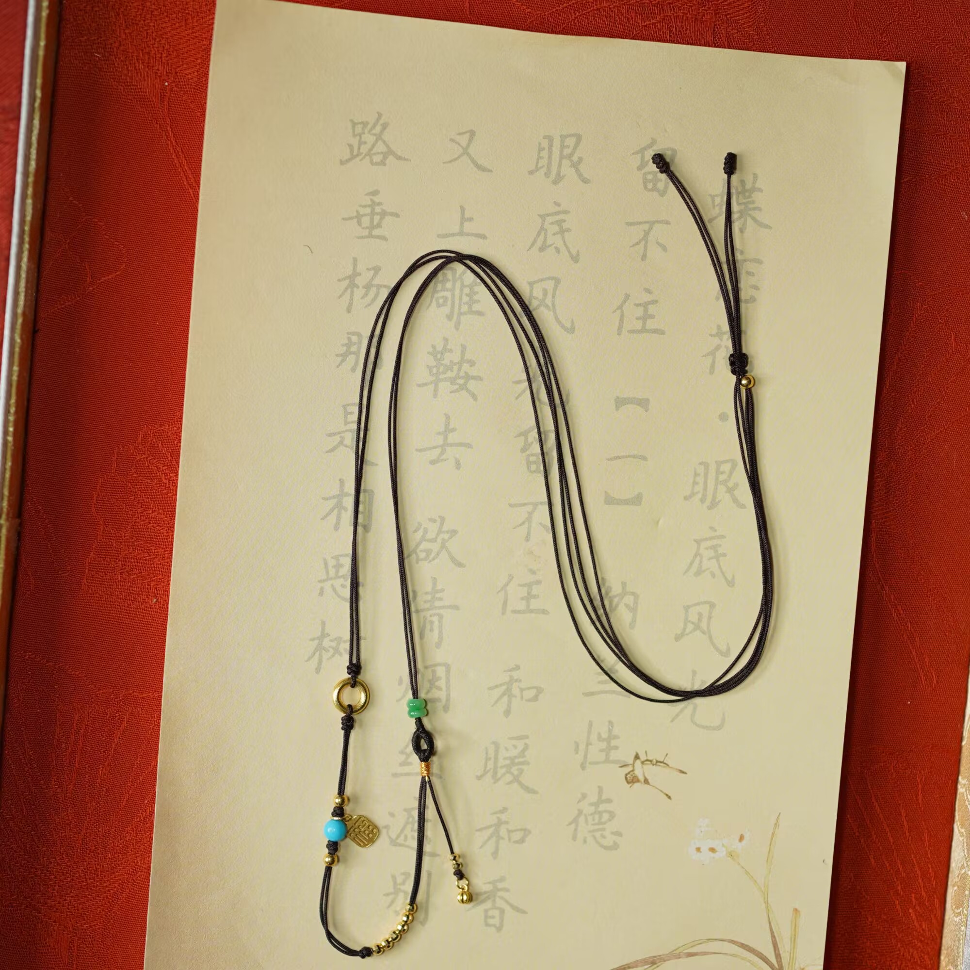 青耕/*翡翠*项链*18k金镶嵌