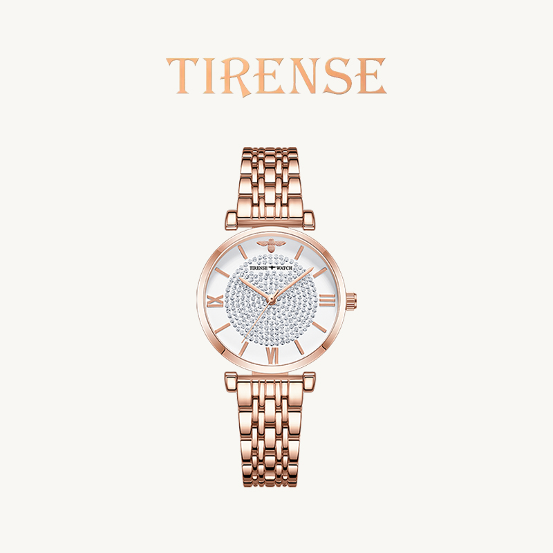 TIRENSE/狄伦斯中古风高定满天星系列轻奢文艺气质大牌防水女表