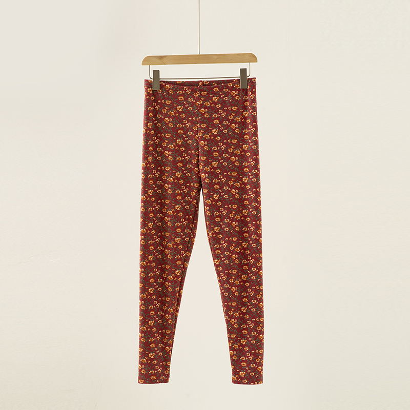 【秋款上新】女士小花打底裤5177