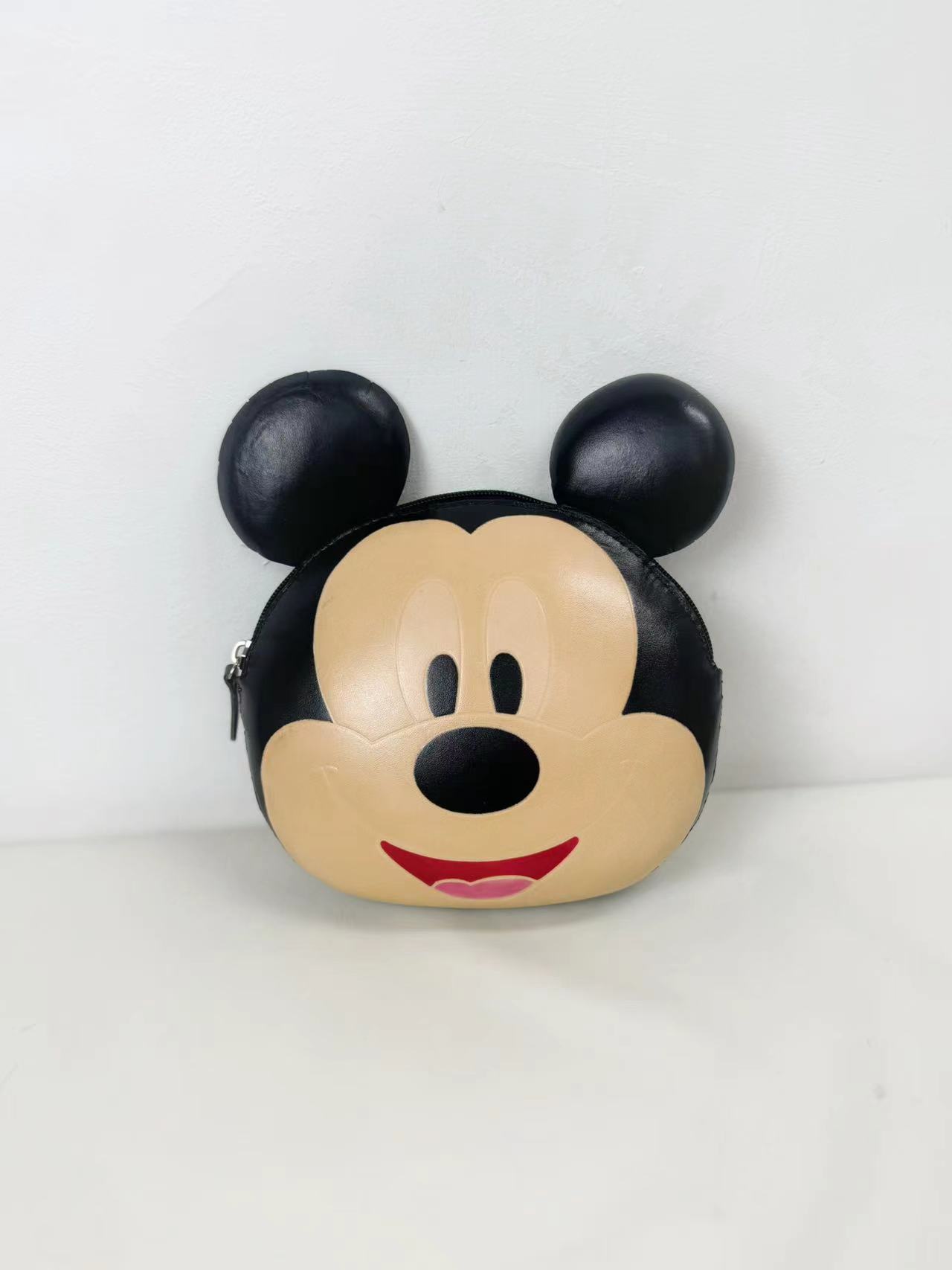 歌士顿-G090可爱大米米包-中国风手绘真皮复古牛皮卡通斜挎双肩包