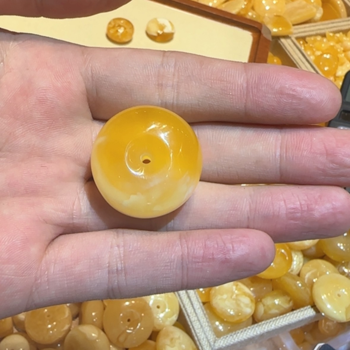 【闪购商品】琥珀手链未镶嵌餐***丽