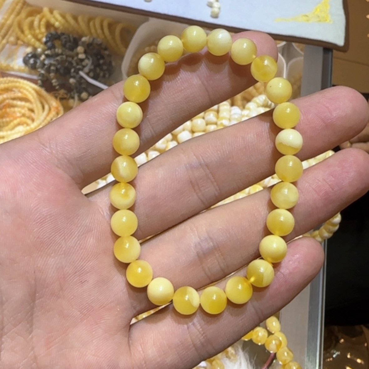 【闪购商品】琥珀手链未镶嵌