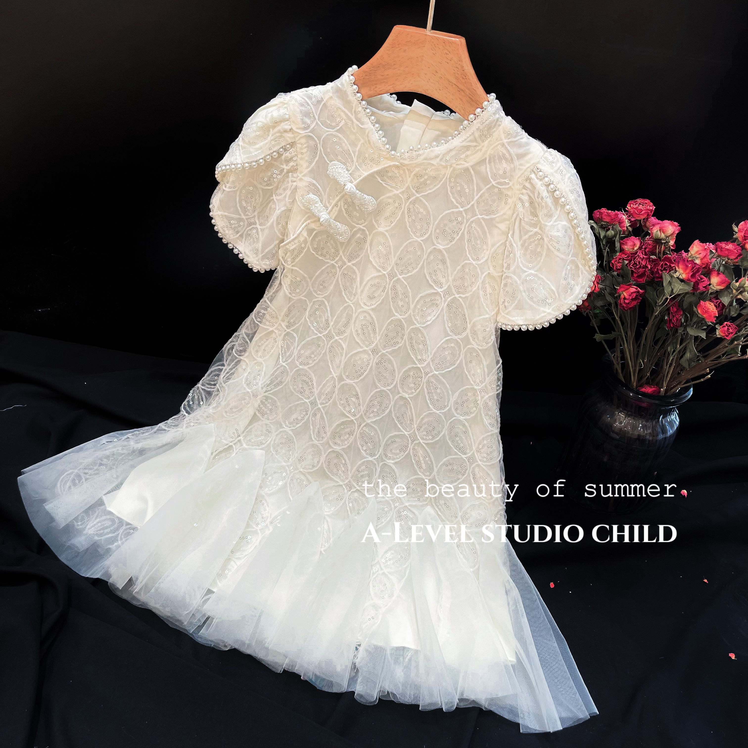 【窈窕淑女】女童连衣裙夏国潮风旗袍裙纱裙洋气公主萌娃暑期穿搭