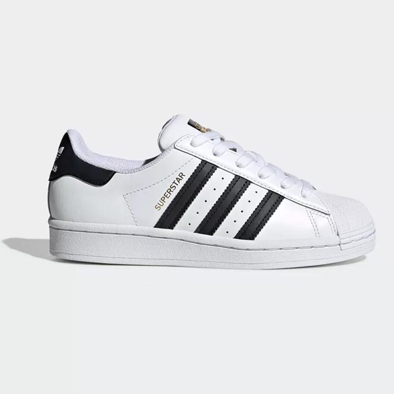 adidas/阿迪达斯三叶草中性经典金标贝壳头运动板鞋小白鞋EG4958