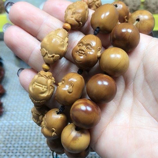 文玩核桃把件陶*梵笑圆财