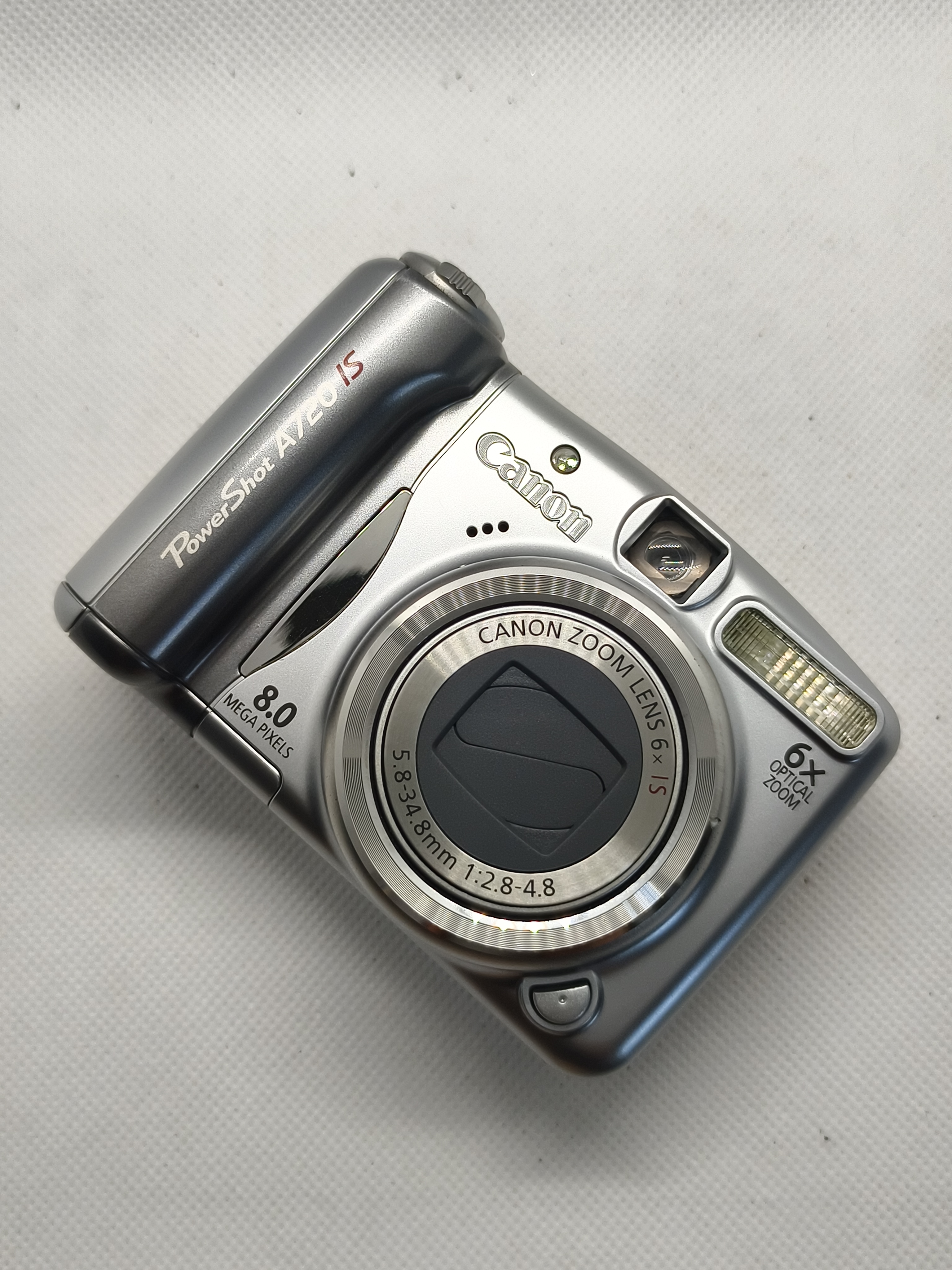 95新 Canon/佳能 A720 IS 面包机 800w像素8x变焦 冷白人像 ccd