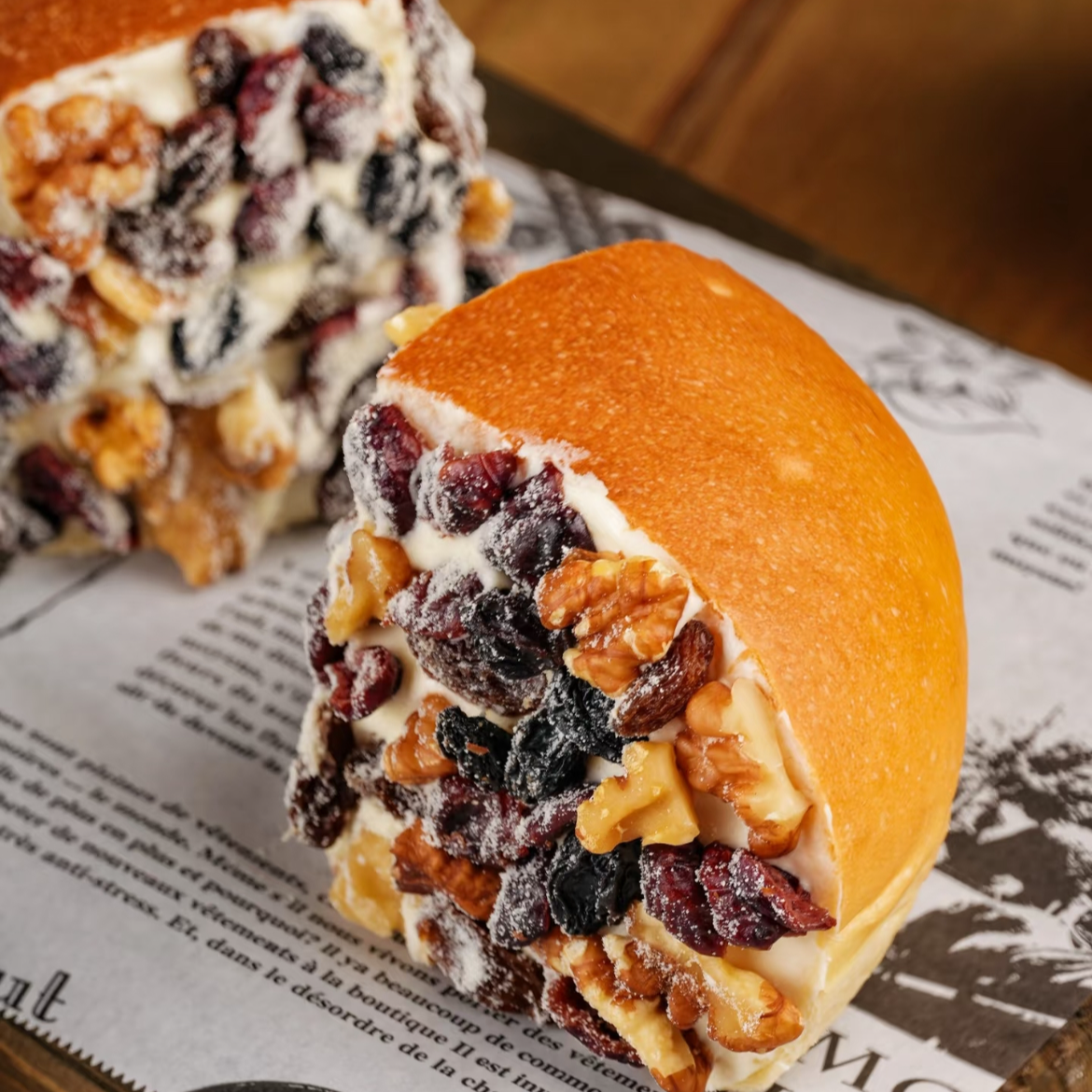 【季微专属】坚果奶酪面包手工制作学生营养早餐