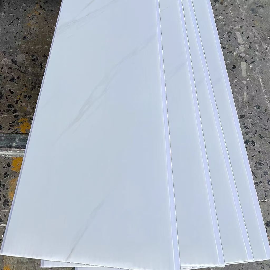 加厚天花板自装简易塑料板长条材料吊顶塑料扣板