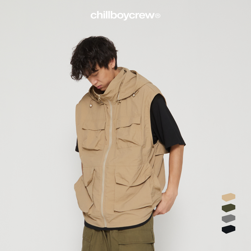 C37川山甲1代标准机能马甲背心chillboycrew全布可入CBC户外日系