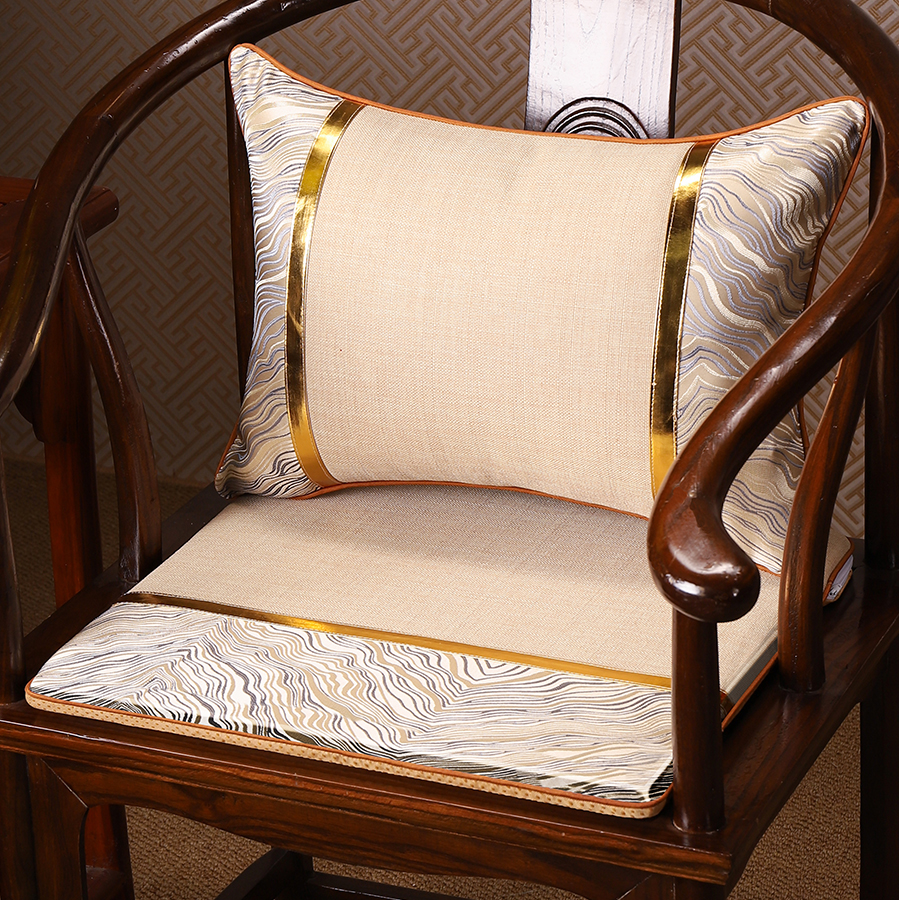 轻奢红木沙发坐垫椅子垫凳子垫餐桌圈椅座椅垫四季通用家用可拆洗