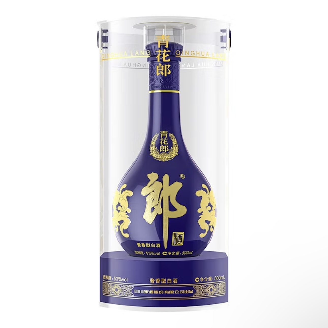 青花郎 53度酱香型白酒 500ml单瓶装