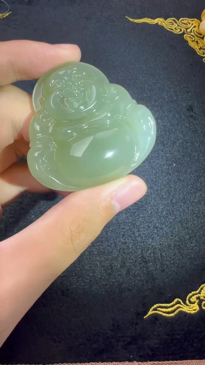 【闪购商品】和田玉吊坠(赠链)未镶嵌和田玉大佛公