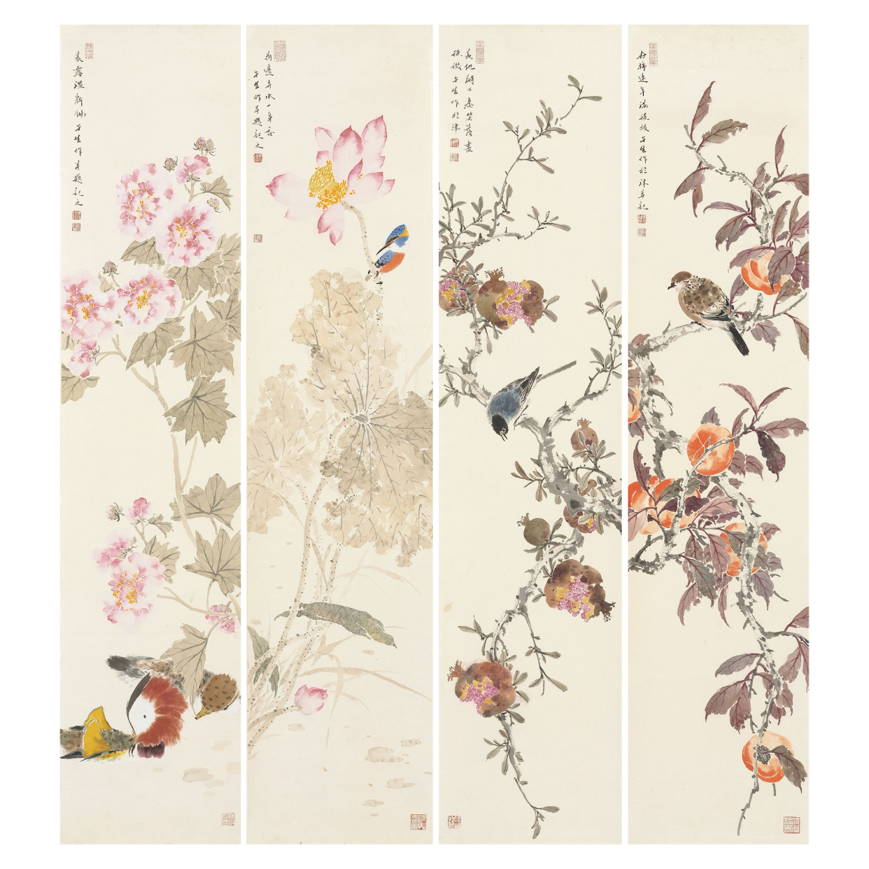 周午生《四条瓶》14平尺，带合影视频。