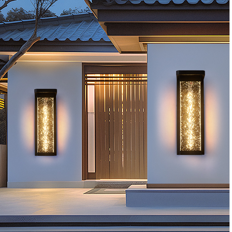 （买一送一）太阳能壁灯户外防水现代简约别墅庭院外墙柱子