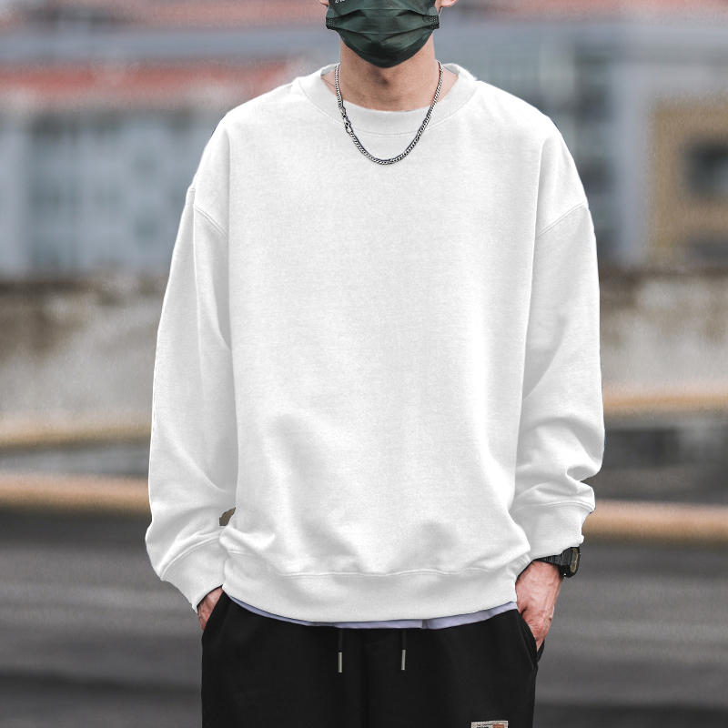 加肥加大号特大码新款肥佬胖哥400斤休闲纯色圆领上衣体恤卫衣男