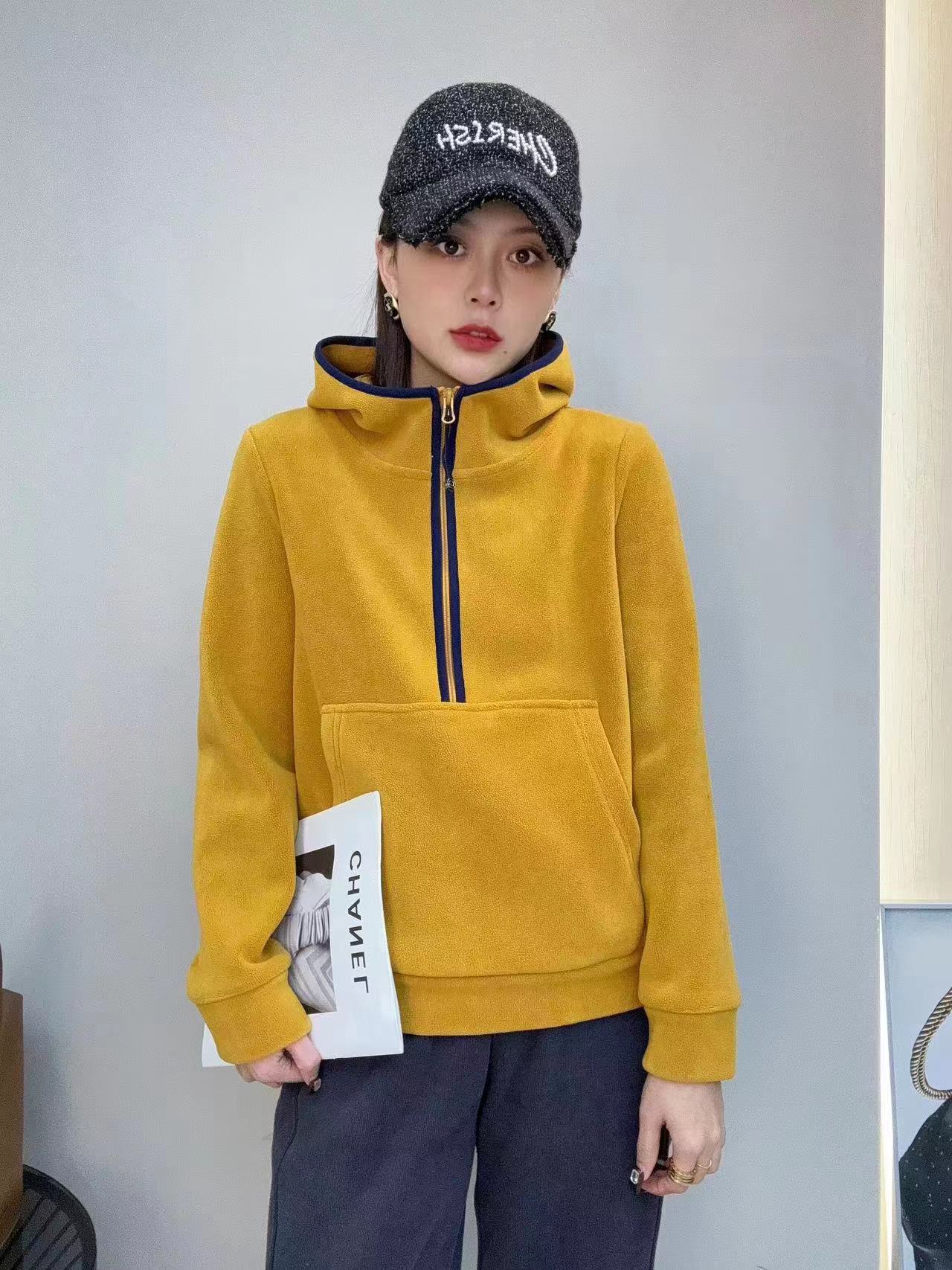 【蒲公樱】新款百搭时尚气质套头卫衣帽衫68097