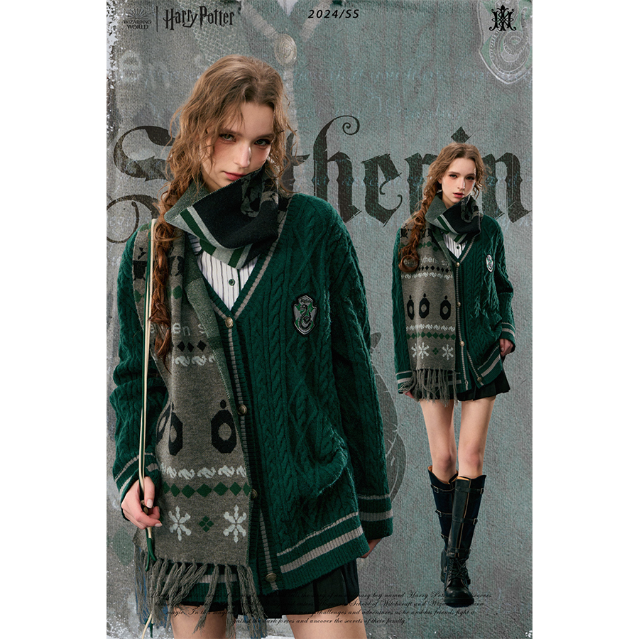 【Kyouko】哈利波特联名授权联名针织开衫宽松外套