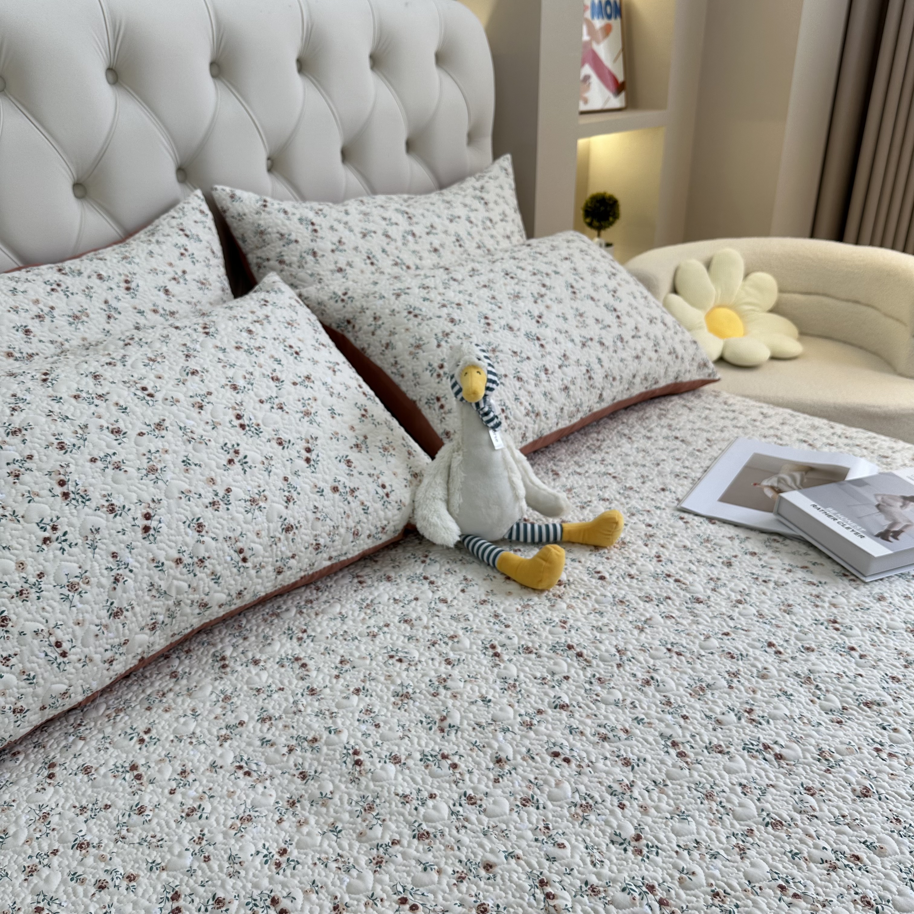 【原棉枕套】大人枕头套 四季通用 可机洗 好运枕套 绗缝工艺 拉链