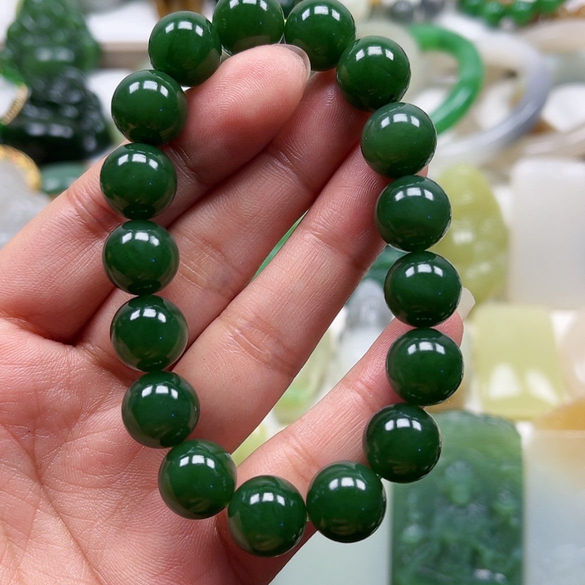 【闪购商品】和田玉吊坠卡12未镶嵌顺**然