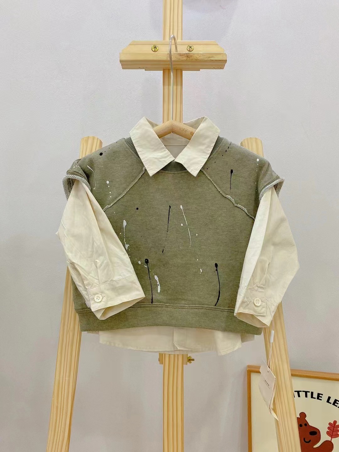 （编码专拍）糖果童品宝宝衬衣套福利