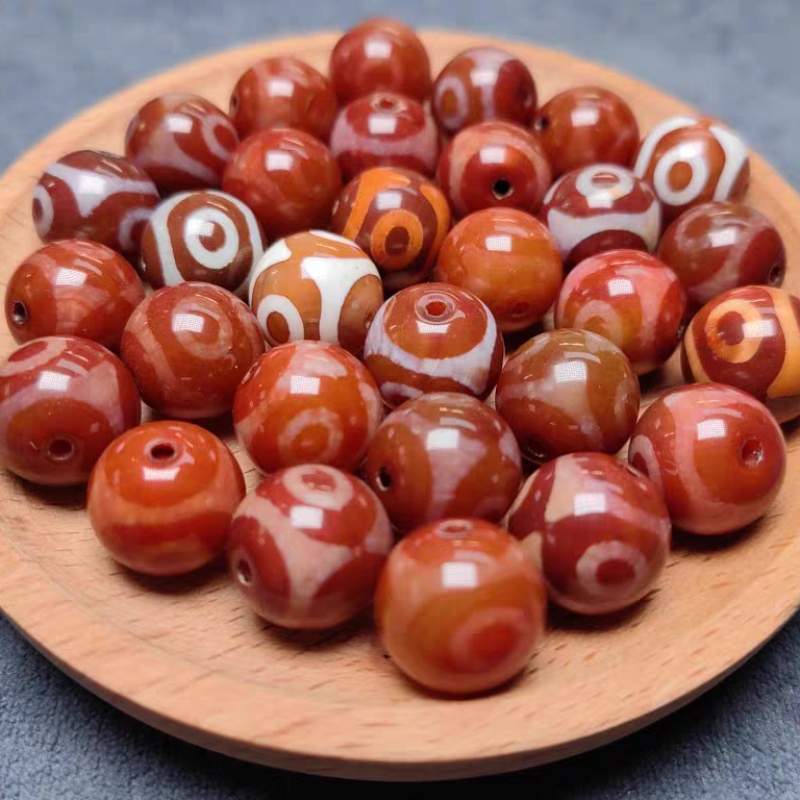 渗透工艺红肉暗纹圆珠14㎜