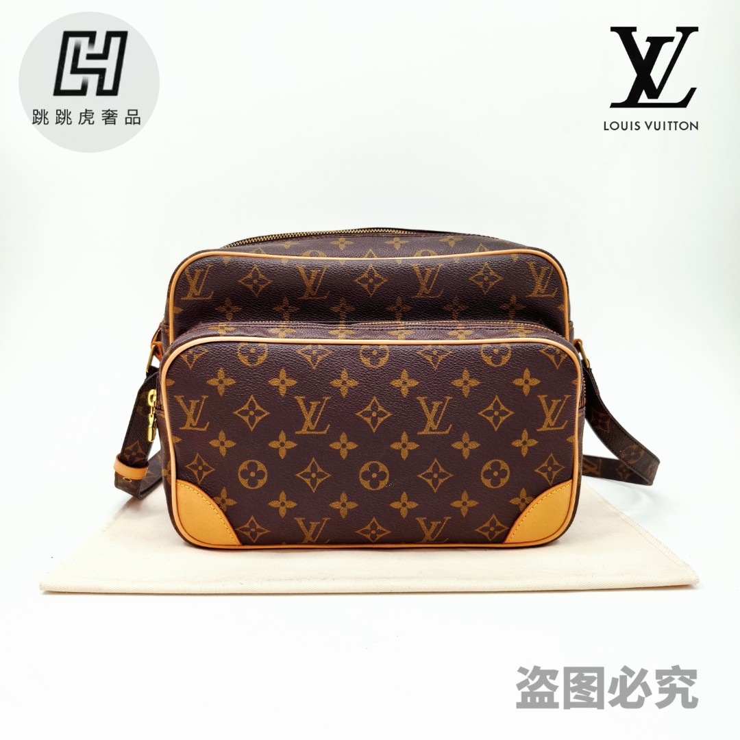修复品【鉴定为真】LouisVuitton/路易威登 中号横版双层相机包
