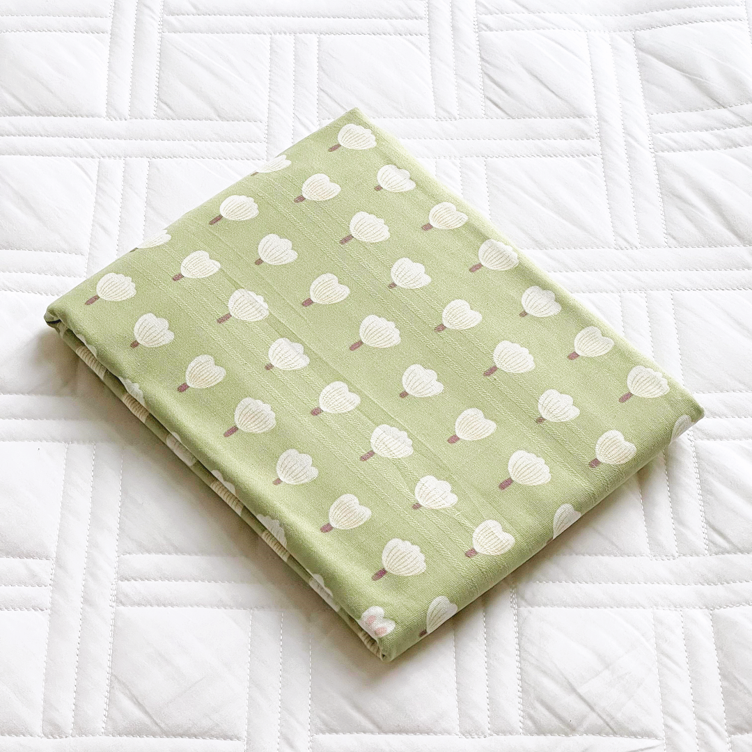 【京かわ会社】四季通用粗布枕套一对装50*80cm 抹茶日记