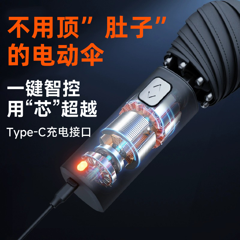 【中秋礼盒】智能高端电动全自动雨伞晴雨两用太阳伞防晒防紫外线女