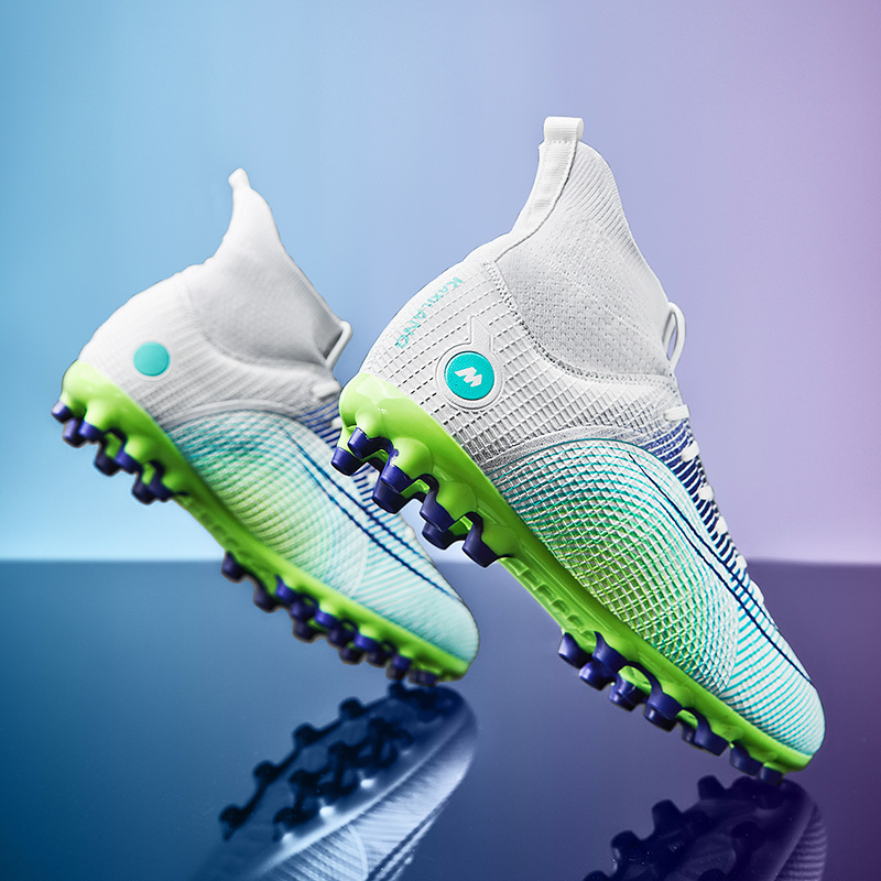 回力瑞防滑耐磨足球鞋男碎钉长钉C罗青少年中小学生儿童运动训练