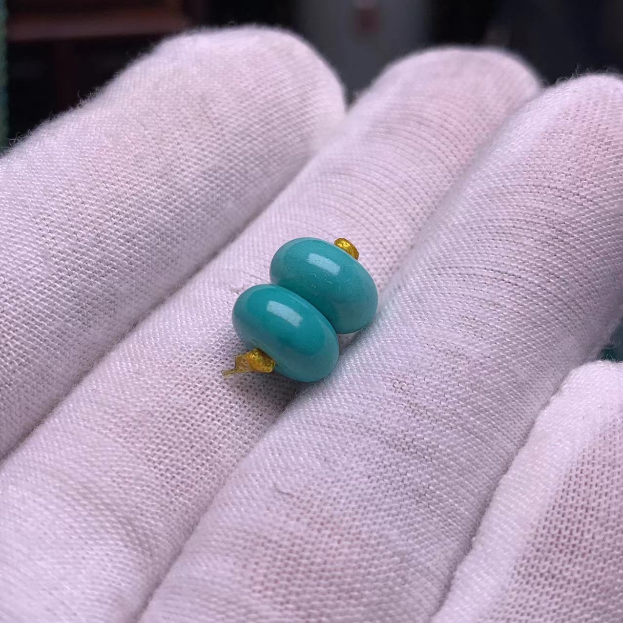 【10mm隔珠一对】隔珠算盘珠配珠 【可润色】 多样性发货