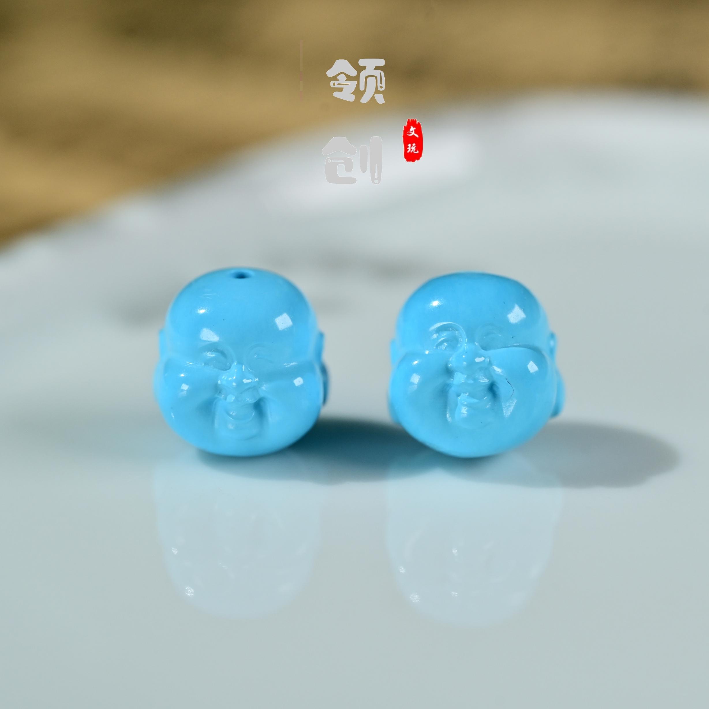 【12+mm佛头一个】弥勒佛头笑佛 多样性发货