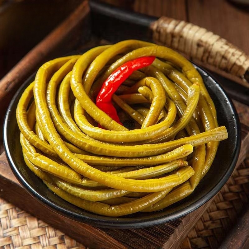 酸豆角江西腌制豇豆泡菜农家传统发酵制作营养成品下饭菜咸菜500g