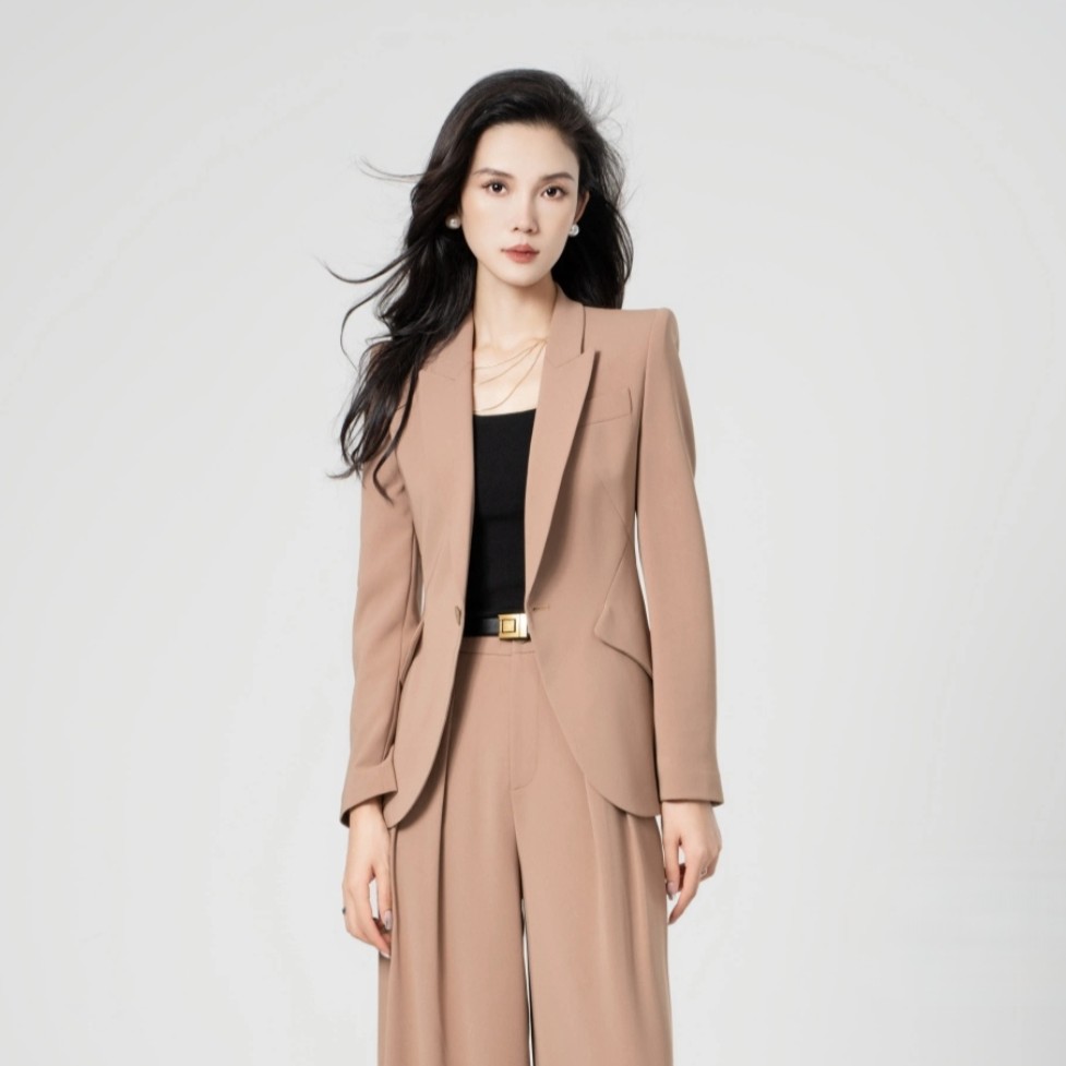 AMASS/阿玛施新款气质修身显瘦一粒扣通勤西装韩版小西装5400809