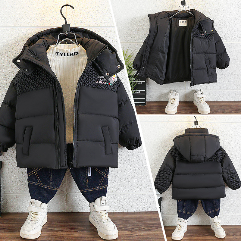 巴拉巴拉奥特曼儿童羽绒服男童2023年冬季新款男孩白鸭绒加厚保暖