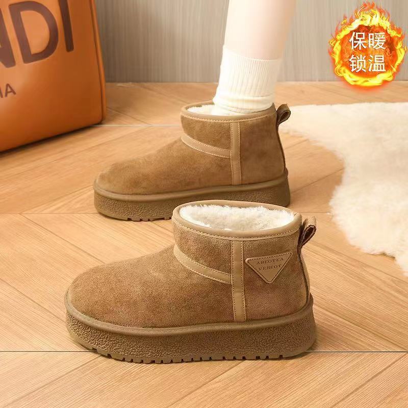 F-007冬季新款加绒加厚雪地靴