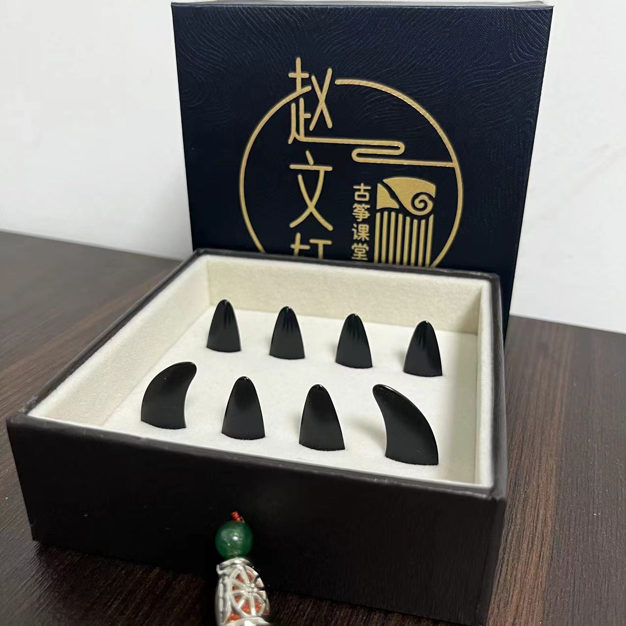 半结晶古筝定制指甲