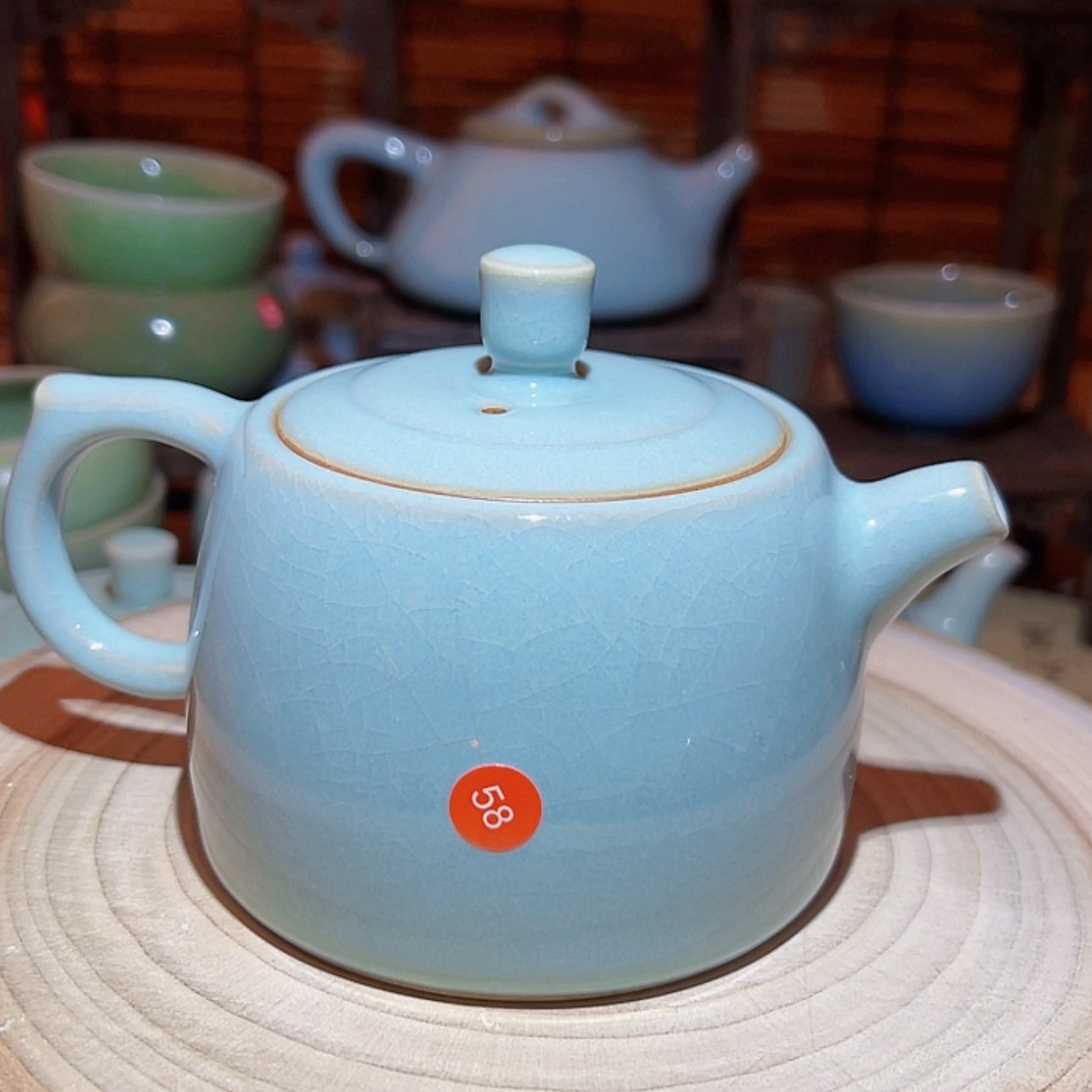 【闪购商品】瓷杯天蓝58