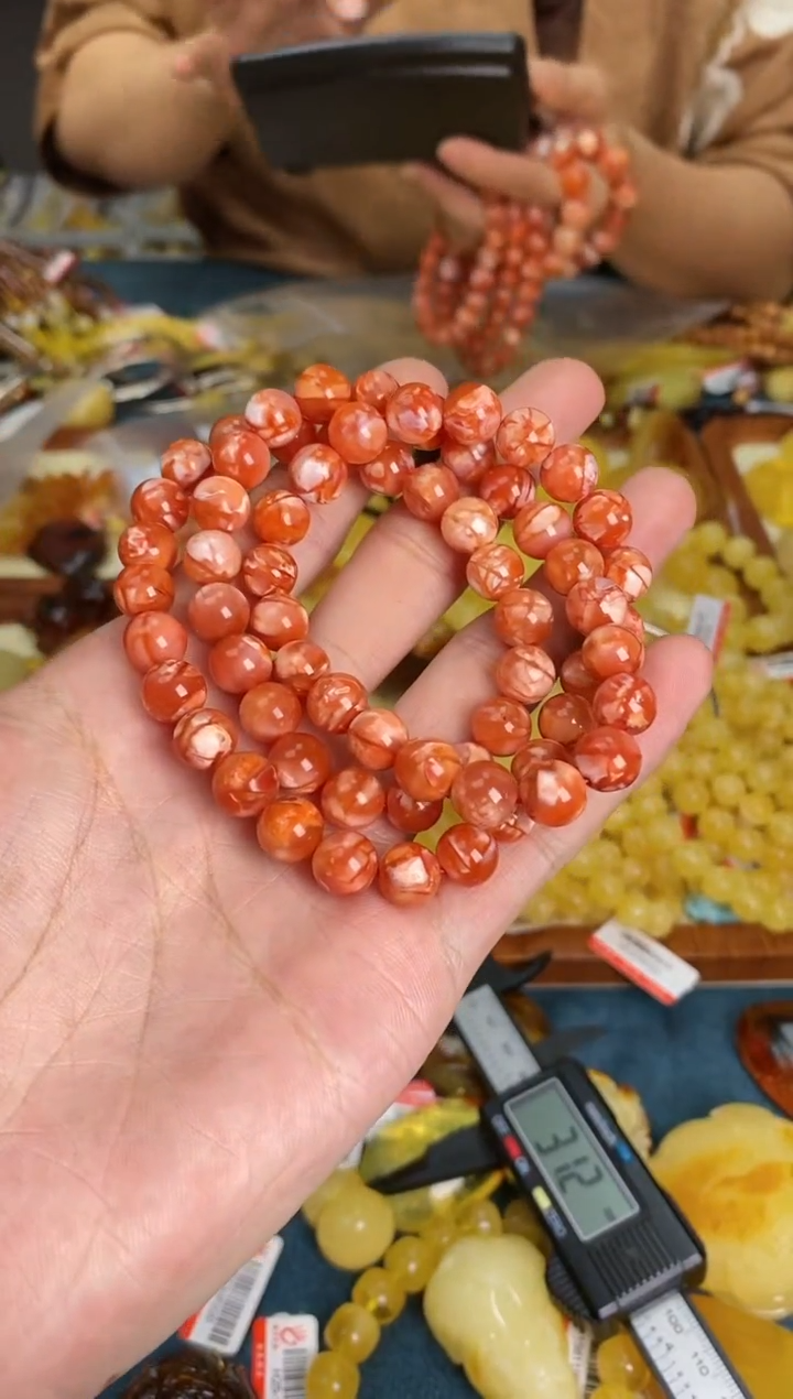 【闪购商品】南红玛瑙颈饰未镶嵌8+项链（多样式发其一）